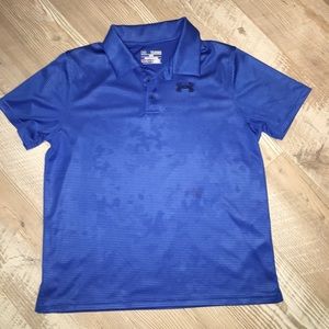 Boys blue-camo under armour shirt